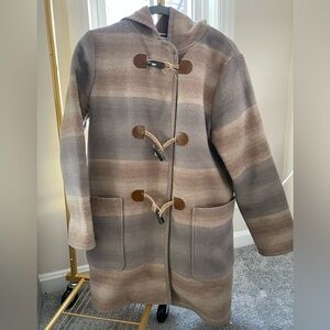 Women’s Vintage Woolrich Hooded Striped Jacket